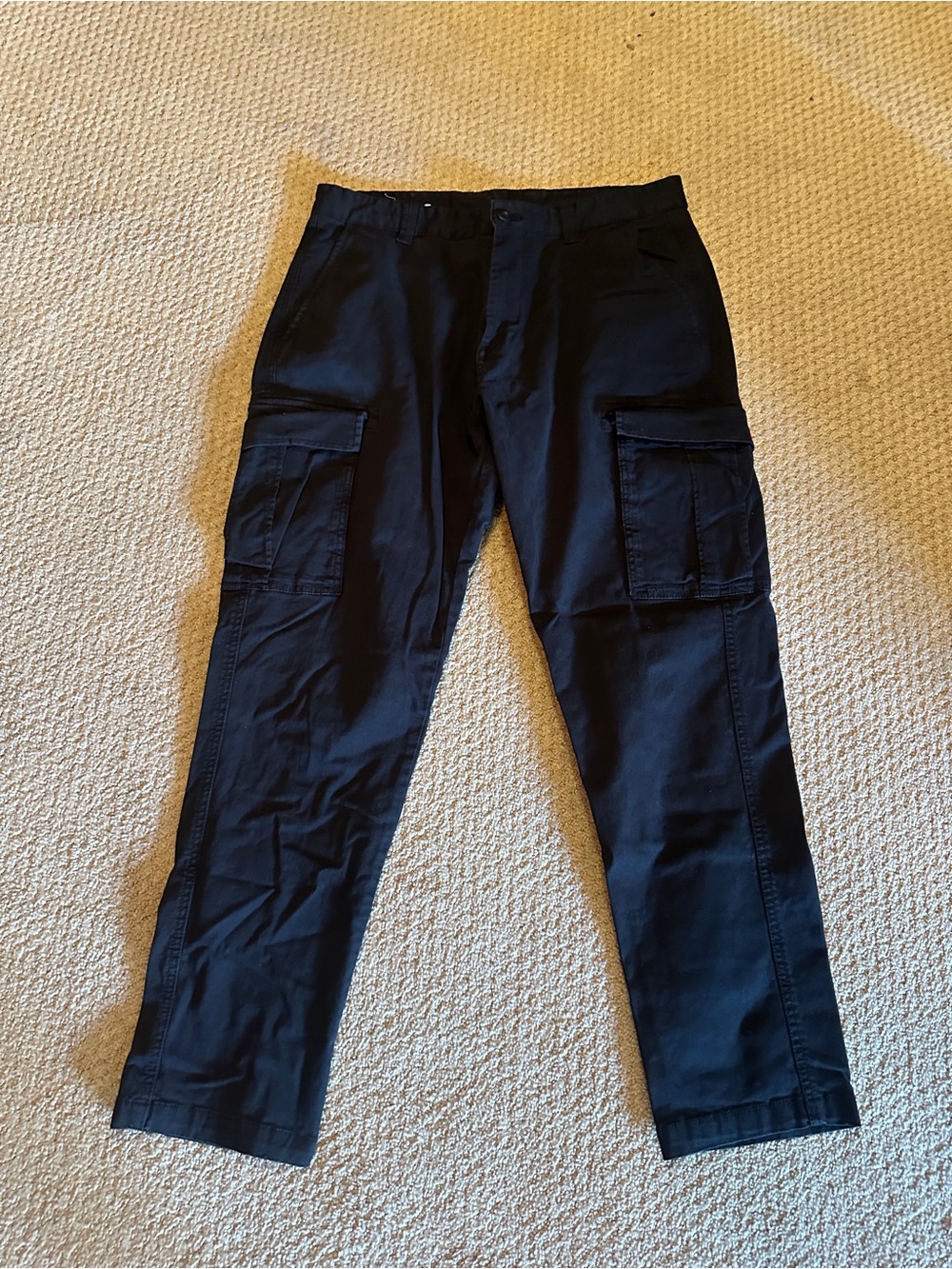 Zara Black Men's Cargo Trousers